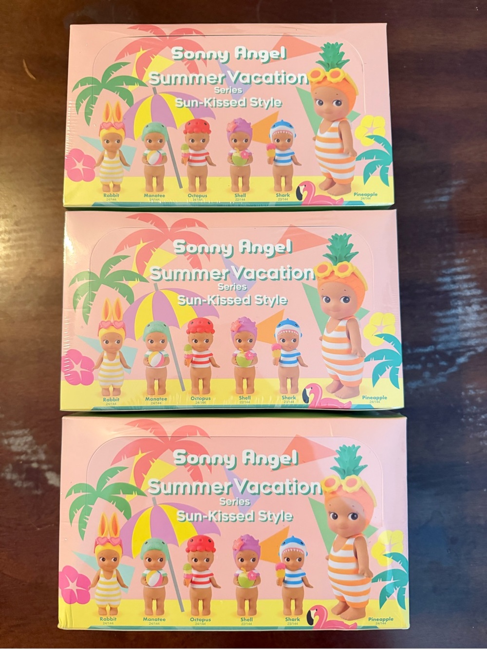 Sonny Angel summer vacation series sun kissed style